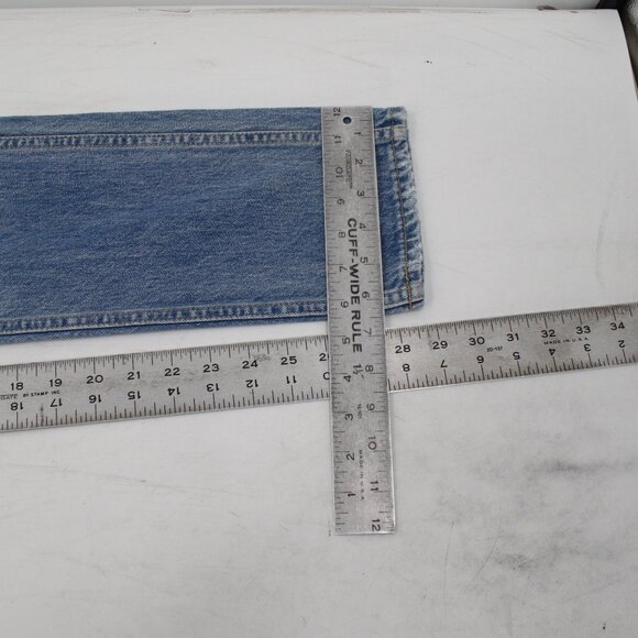 SLVRLAKE Jeans Womens 24 L29 Virginia Slim Destroyed Straight Leg Cotton Denim - Picture 6 of 12